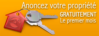 annoncez votre propriété gratuitement
